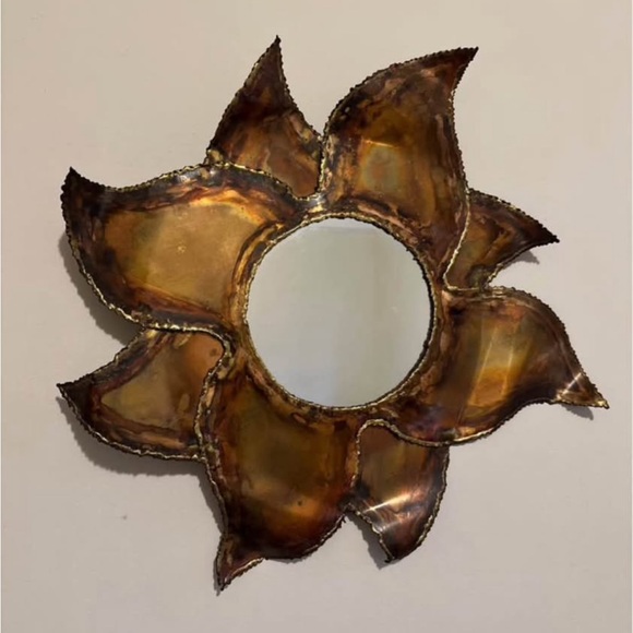 Other - MCM Torched Copper Sunburst Mirror
